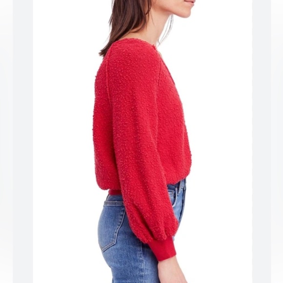 Free People Found my Friend sweater red - Picture 3 of 16